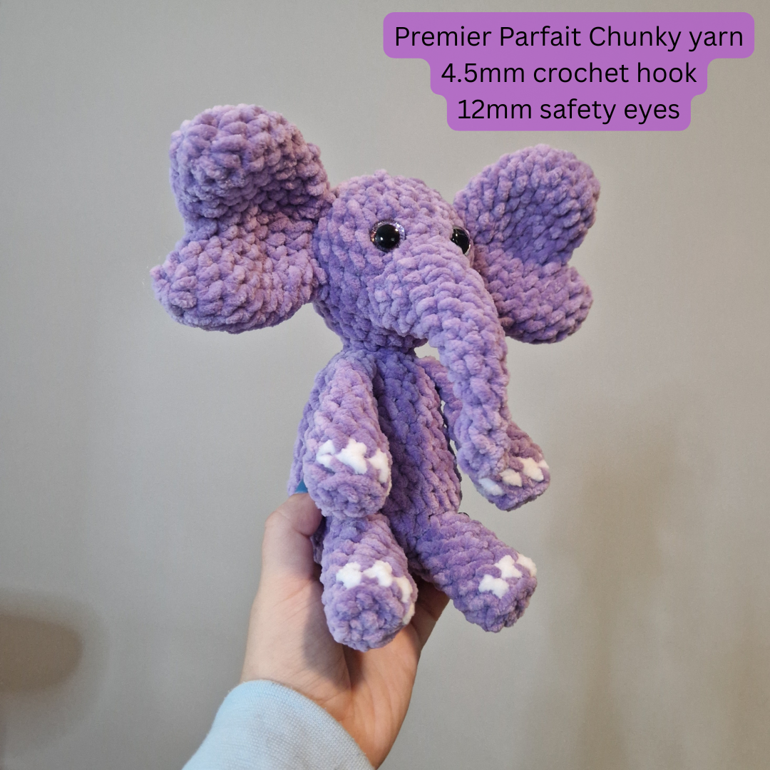 Elephant Digital Crochet Pattern
