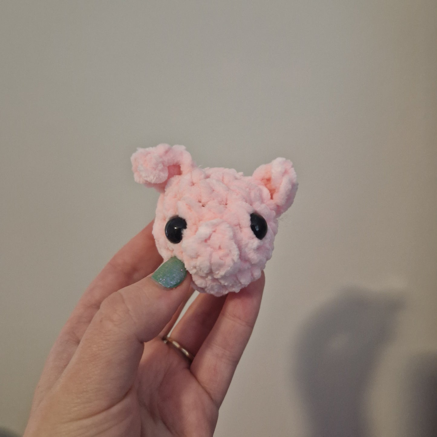 Pig Keyring Digital Crochet Pattern