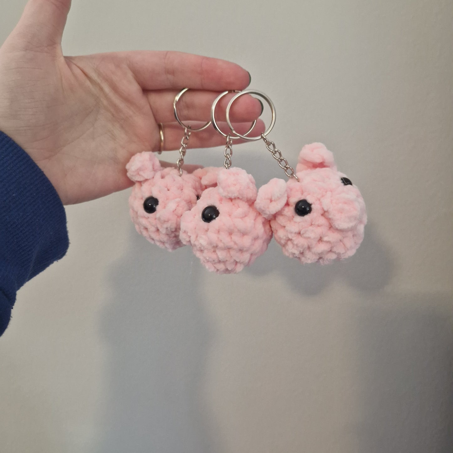 Pig Keyring Digital Crochet Pattern