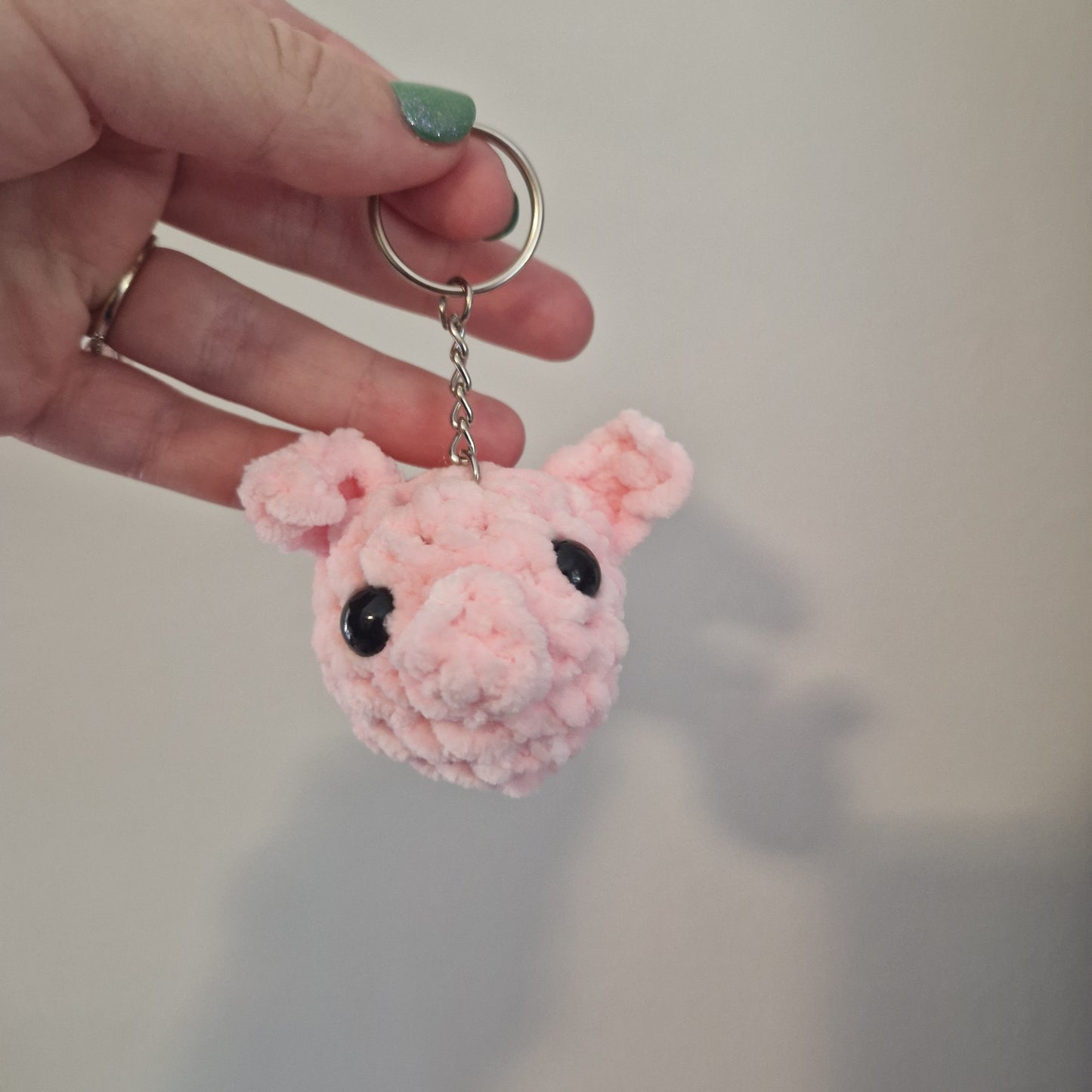 Pig Keyring Digital Crochet Pattern