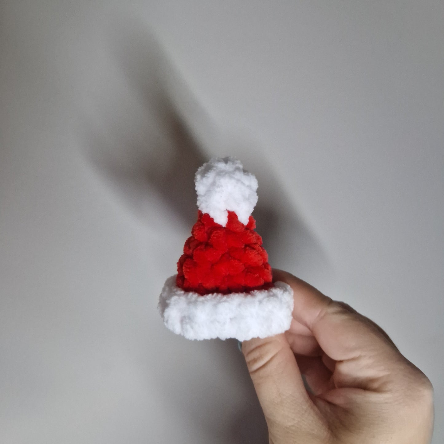 Santa Hat Keyring Digital Crochet Pattern