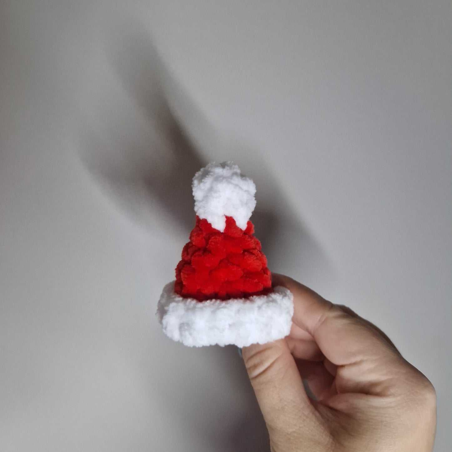 Santa Hat Keyring Digital Crochet Pattern