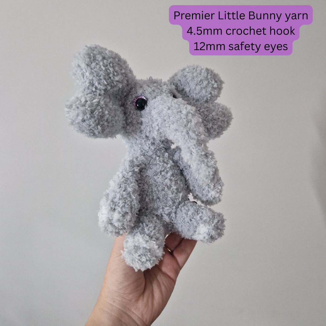 Elephant Digital Crochet Pattern