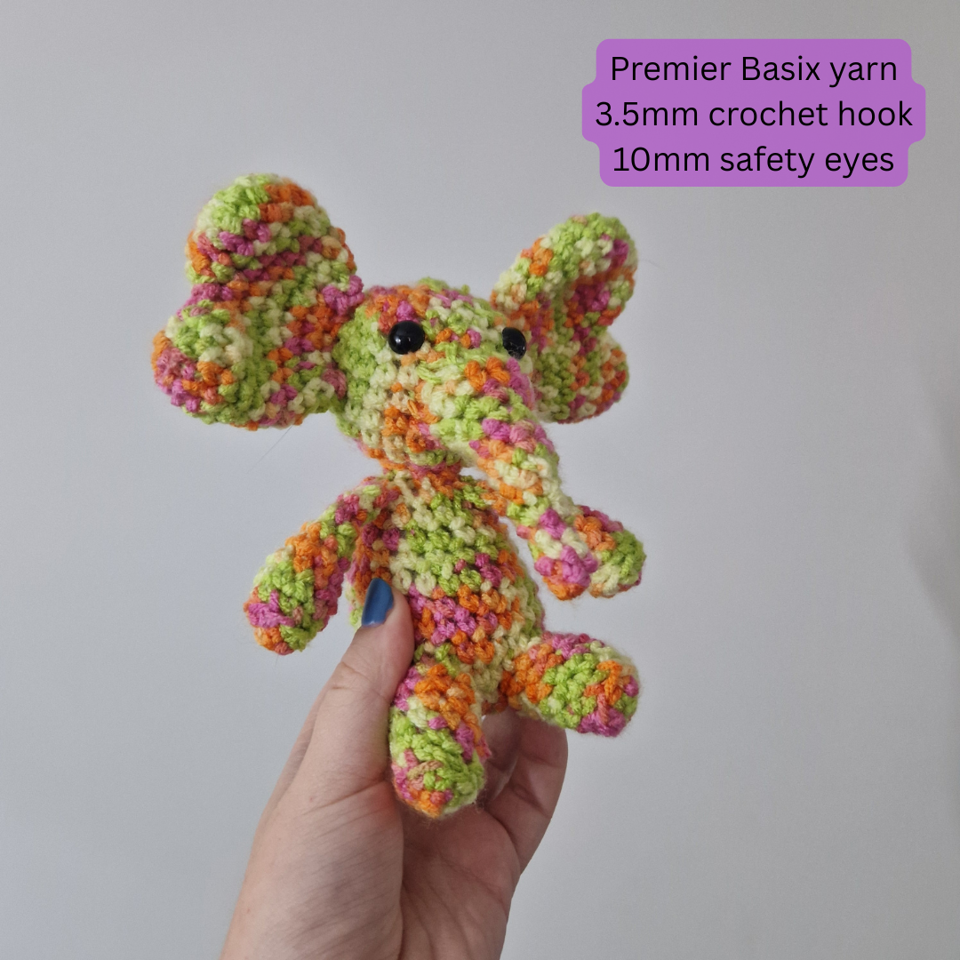 Elephant Digital Crochet Pattern