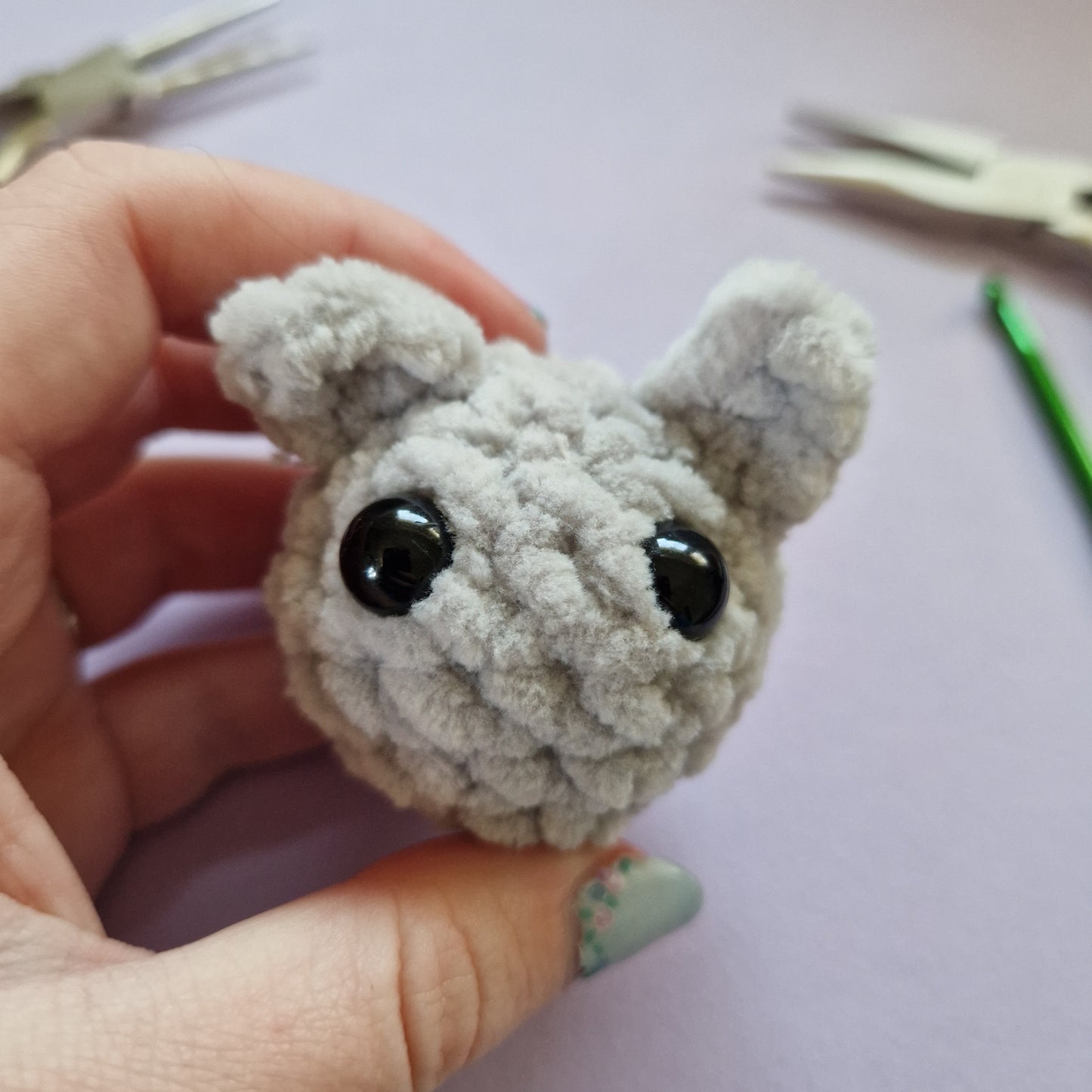 Cat Keyring Digital Crochet Pattern
