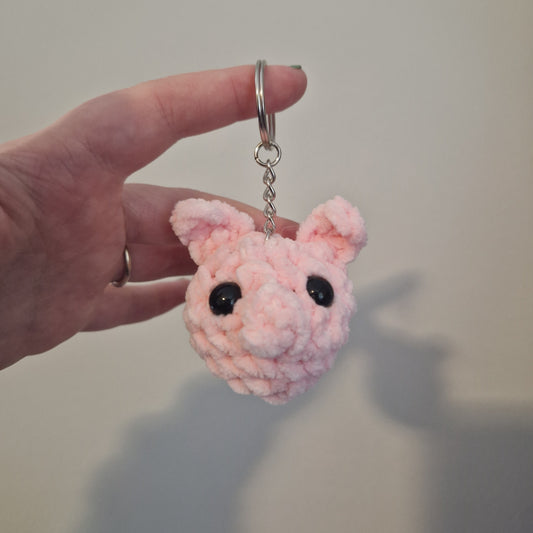 Pig Keyring Digital Crochet Pattern