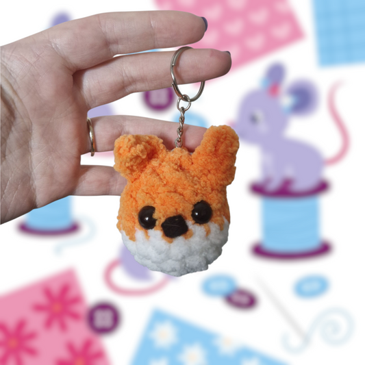 Fox Keyring Digital Crochet Pattern