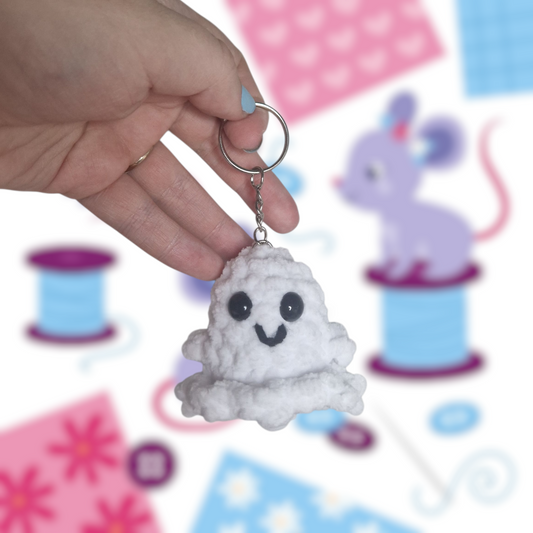 Ghost Keyring Digital Crochet Pattern