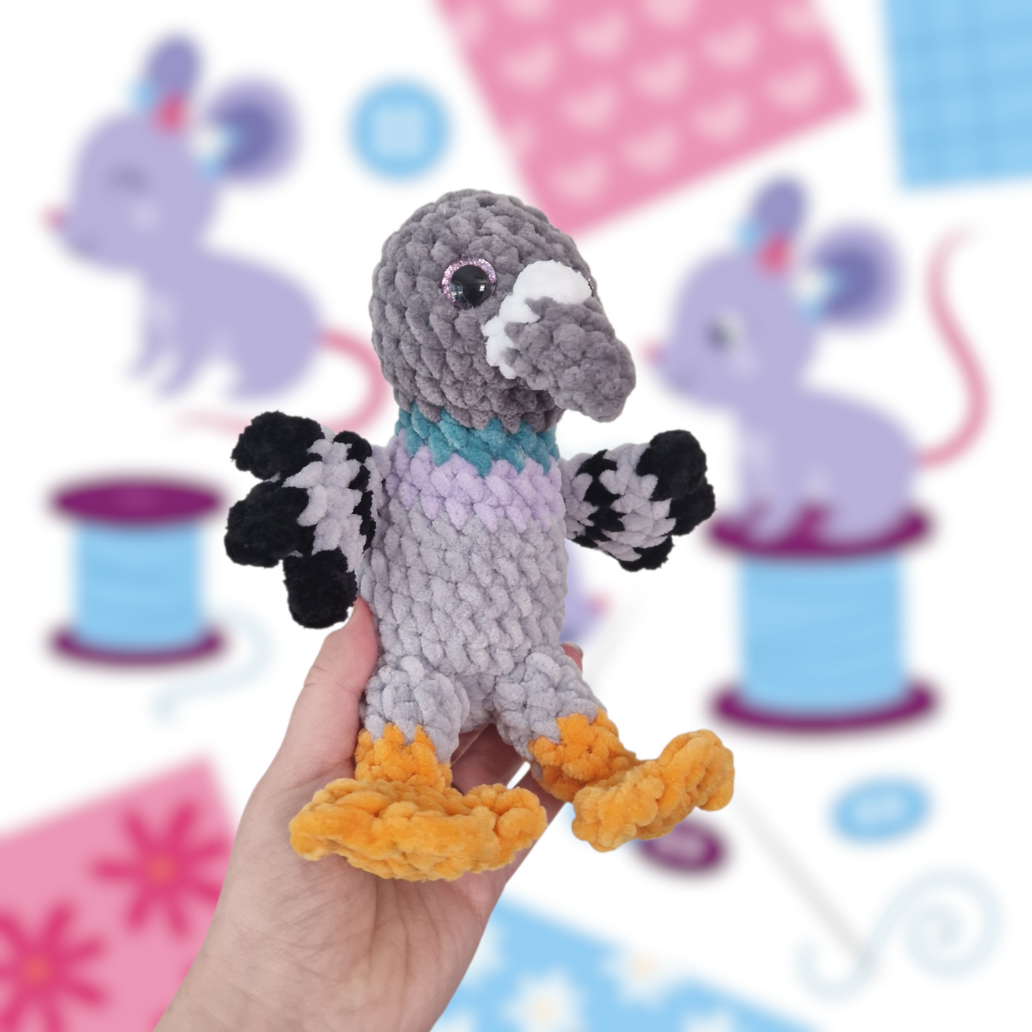 Pigeon Digital Crochet Pattern