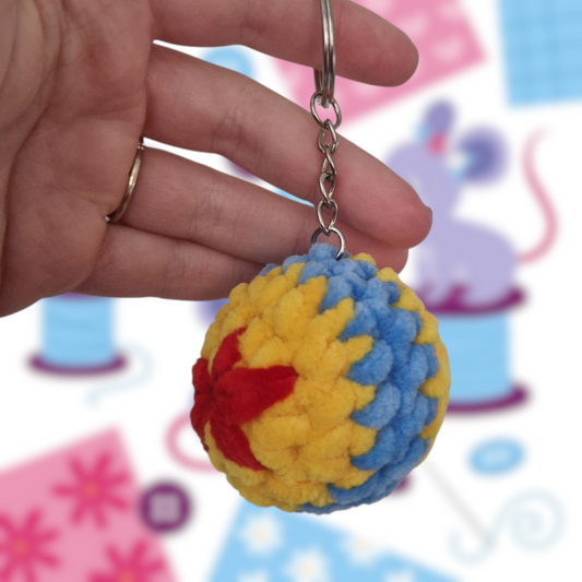 Star Ball Keyring Digital Crochet Pattern