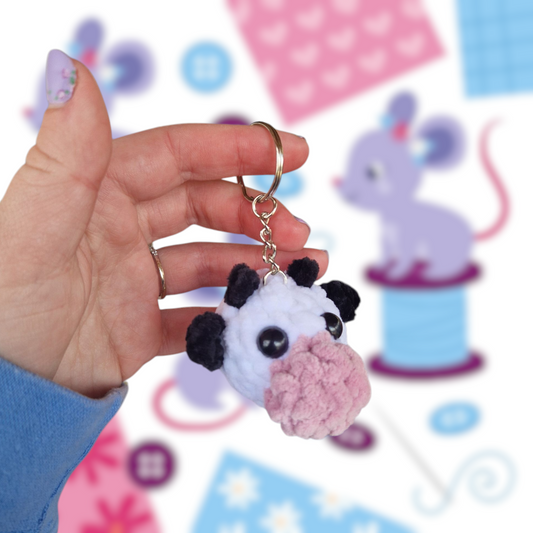 Cow Keyring Digital Crochet Pattern