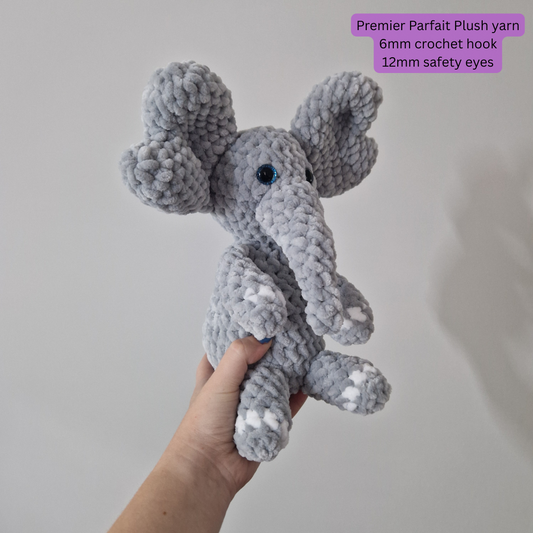 Elephant Digital Crochet Pattern