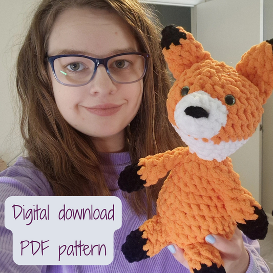 Fox Digital Crochet Pattern