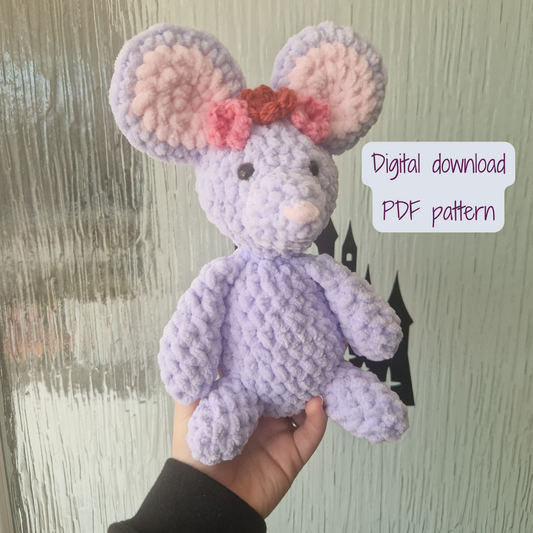 Molly Mouse Digital Crochet Pattern