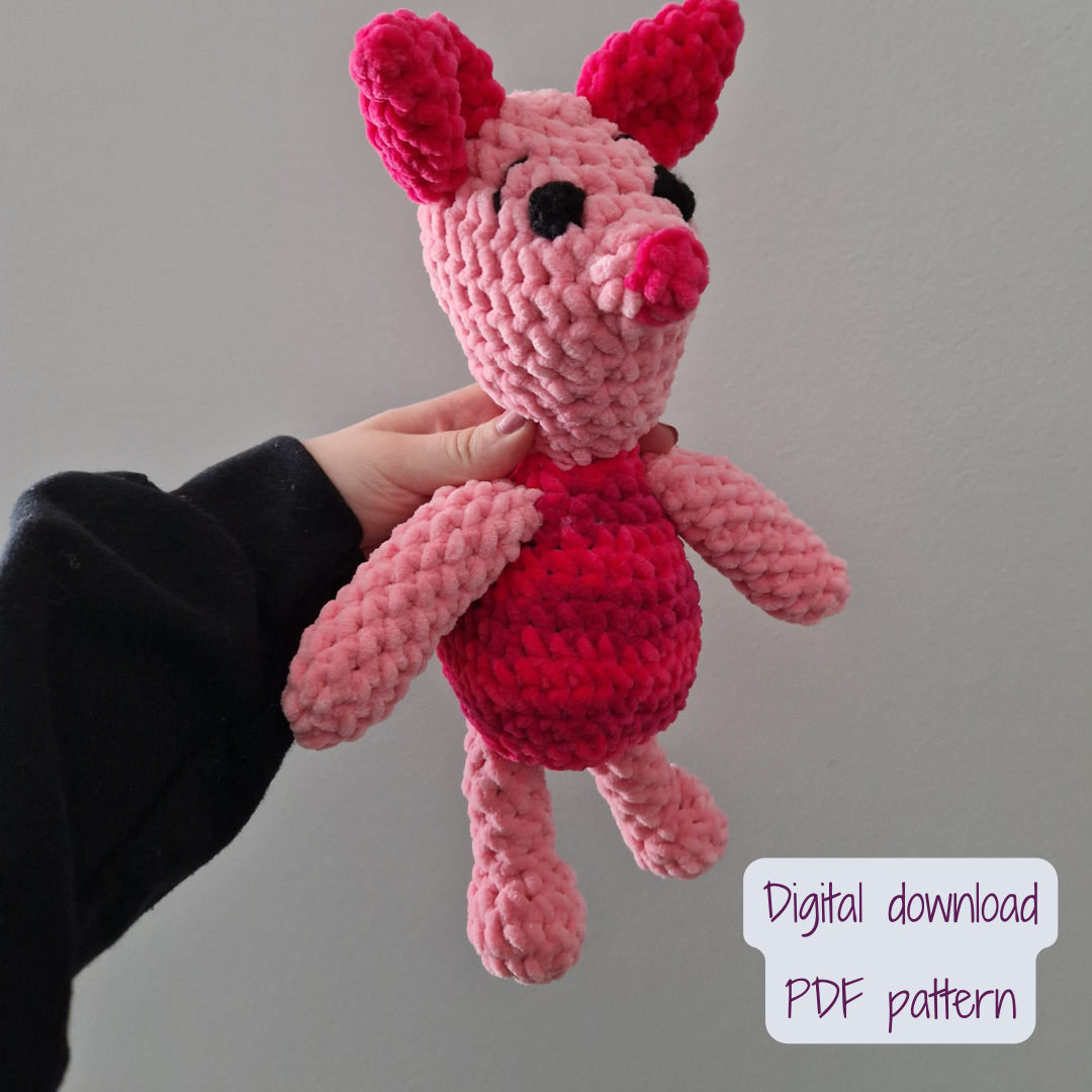 Little Pig Digital Crochet Pattern