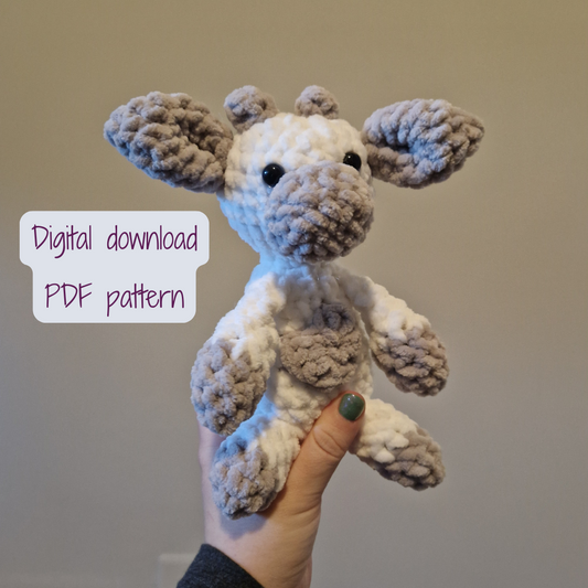 Cow Digital Crochet Pattern