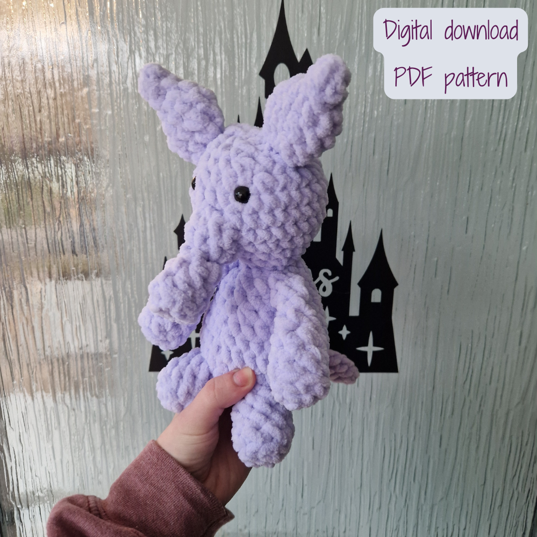 Aardvark Digital Crochet Pattern