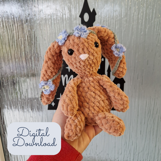 Toffee Bunny Rabbit Digital Crochet Pattern